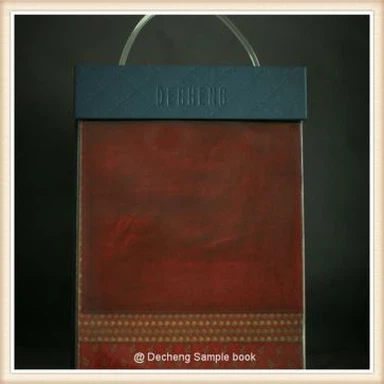 Libro de Swatch de tela para muebles