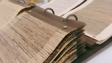 Muestrario de persianas enrollables