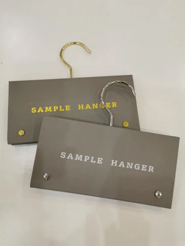 Colgador de muestras personalizado profesional
