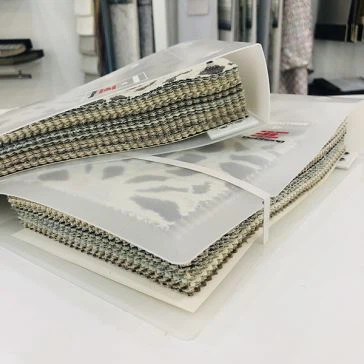 Libro de muestra de revestimiento de ventana