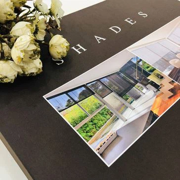 Libros de muestra para cubrir ventanas